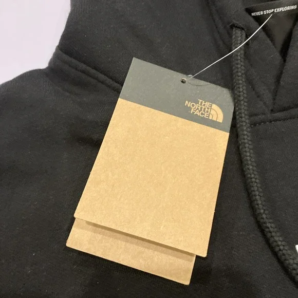 The North Face Womens Evolution Hi Lo Hoodie L Sweatshirt Black Gym Athletic NWT - Picture 5 of 12